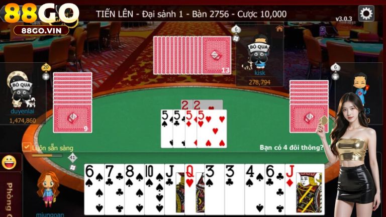 Bạn nên ưu tiên đánh các sảnh dài khi bắt đầu vòng chơi