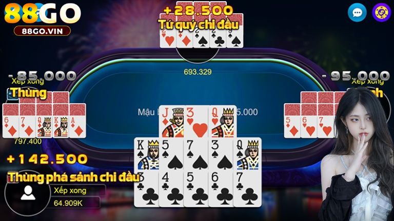 Một số luật chơi cơ bản quy định tại game Mậu Binh