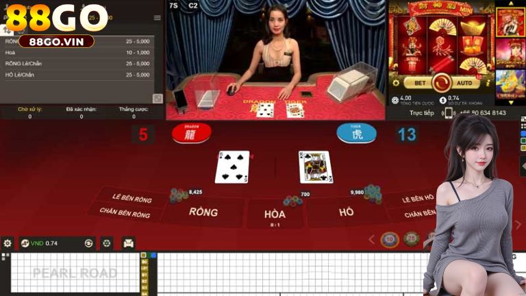 Quy định tính điểm trong game Rồng Hổ 88GO