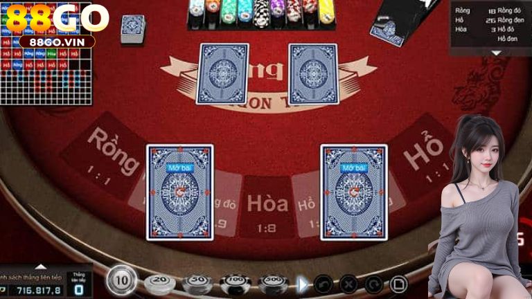 Rồng Hổ là tựa game casino đơn giản, dễ chơi