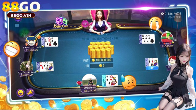 Top các lý do Xì Tố 88GO chinh phục thành công các Gamer